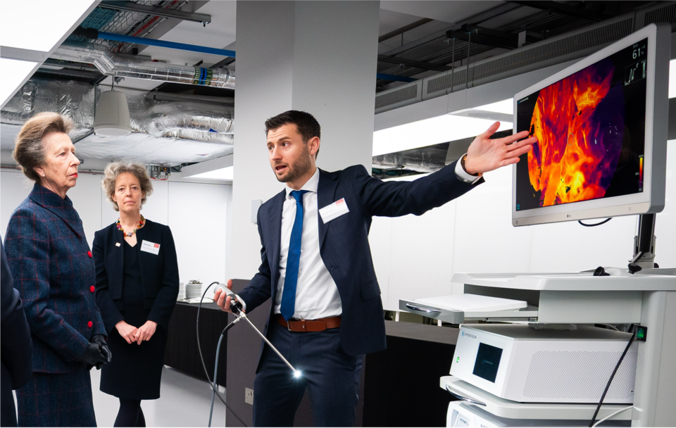 HRH The Princess Royal Witnesses Surgical Innovation from Hypervision Surgical